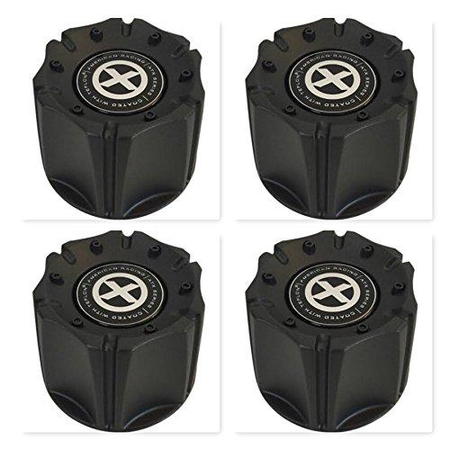 American Racing 4 Pack AX181 Artillery SC157B SC-157 S808-07 Black Center Cap replacement wheel center cap part AX181
