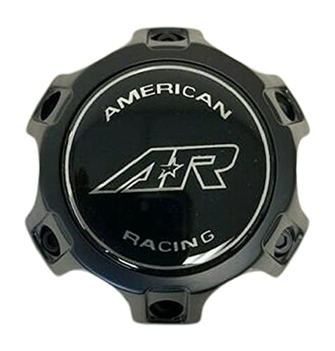 American Racing 6192-1216-CAP CAP1216SB Matte Black Wheel Center Cap - wheelcentercaps