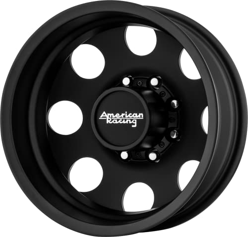 American Racing AR DUALLY FRONT CAP 8X6.5/170 - S-BLK - ARCAPBF-SB - Wheel Center Caps