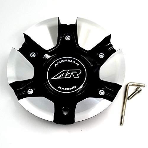 AMERICAN RACING AR894 449L185-BAL 449L185BAL CENTER CAP GLOSS BLACK AND MACHINED replacement wheel center cap part AR894