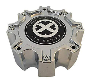 American Racing ATX 377B1708H 377B170-8H M-942 Chrome Wheel Center Cap - wheelcentercaps