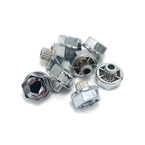 American Racing ATX BDW039 Set of 8 Chrome Rivets for ATX Ledge Wheel AX188 - Wheel Center Caps