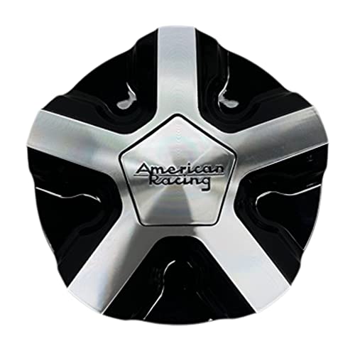 American Racing FBAAR921CAPB-GBM AR921CAPB-GBM 921-1-CAP SL1609-01 Gloss Black and Machined Center Cap replacement wheel center cap part FBAAR921CAPB-GBM
