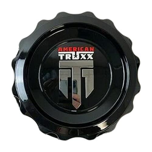 American Truxx 81502090F-7 81502090F-1 Gloss Black Wheel Center Cap replacement wheel center cap part 81502090F-7