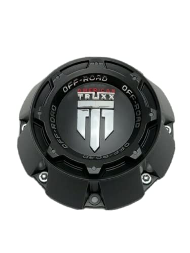 American Truxx Matte Black Wheel Center Cap C831L180S C831L148S replacement wheel center cap part C831L180S