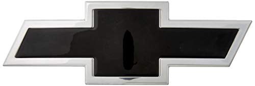 AMI 96295KP Chevy Bowtie Grille Emblem - Polished/Black Powder coat, 1 Pack replacement logo / emblem accessory part 96295KP