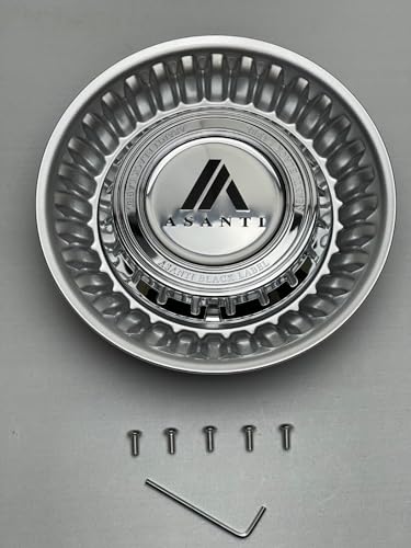 Asanti Black AB TIARA BOLT ON CAP - SL/GB - 1002-74SD replacement wheel center cap part 1002-74SD