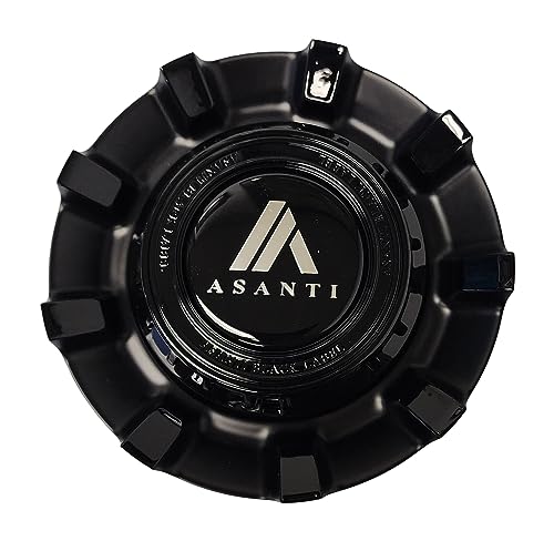 Asanti Black Wheels Esquire 1002-82MB Bolt on Glloss Black Center Cap replacement wheel center cap part 1002-82MB