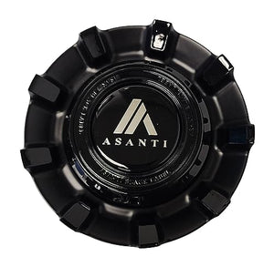 Asanti Black Wheels Esquire 1002-82MB Bolt on Glloss Black Center Cap - Wheel Center Caps