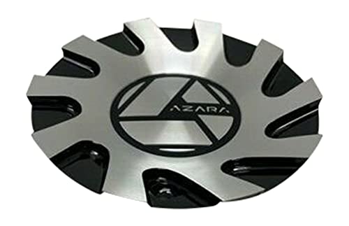 Azara Black and Machined Wheel Center Cap C206L172A-MB replacement wheel center cap part C206L172A-MB