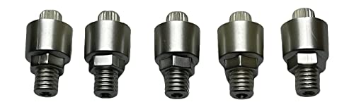 Ballistic 978 Cannon Silver Press in Replacement Wheel Face Bolts 5 PCS replacement wheel center cap part 978-CANNON-SILVER-5