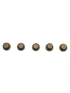 Ballistic Bronze Replacement Beadlock Bolt & Washer Kit 5 PCS - Wheel Center Caps