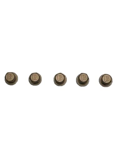 Ballistic Bronze Replacement Beadlock Bolt & Washer Kit 5 PCS - Wheel Center Caps