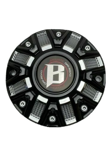 Ballistic Gloss Black with Chrome Wheel Center Cap CAP OR-D3 CAP OR-D replacement wheel center cap part OR-D3