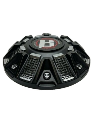 Ballistic Matte Black and Chrome Wheel Center Cap CAP OR-D3 CAP OR-D wheel center cap additional view 2