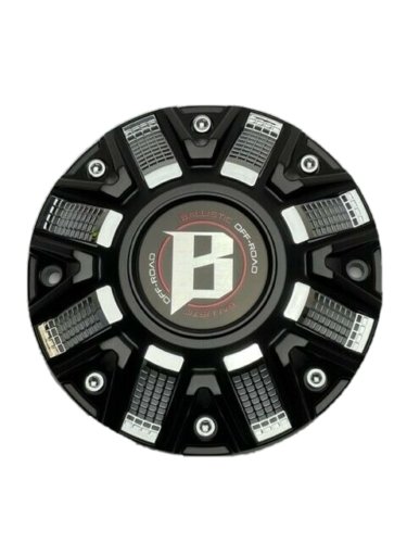 Ballistic Matte Black and Chrome Wheel Center Cap CAP OR-D3 CAP OR-D replacement wheel center cap part OR-D3