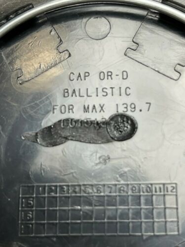 Ballistic Matte Black and Chrome Wheel Center Cap CAP OR-D3 CAP OR-D wheel center cap additional view 4