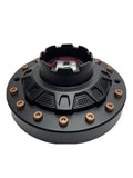 Ballistic Matte Black Bronze Rivets Wheel Center Cap CAP BL-02 - Wheel Center Caps