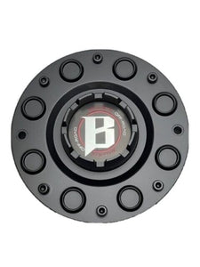 Ballistic Matte Black Wheel Center Cap CAP TS-H8 - Wheel Center Caps