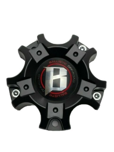 Ballistic Matte Black Wheel Center Cap CAP-WX02 114.3-127-5H replacement wheel center cap part CAP-WX02