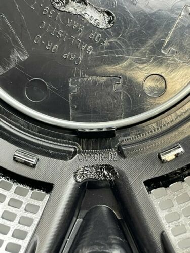 Ballistic Off-Road Gloss Black and Chrome Wheel Center Cap CAP OR-D2 CAP OR-D wheel center cap additional view 4
