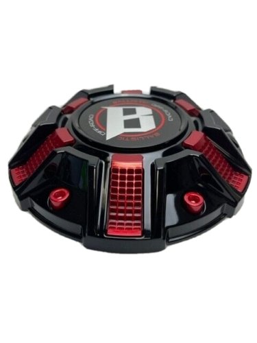 Ballistic Off-Road Gloss Black/Red Wheel Center Cap CAP OR-D wheel center cap additional view 2