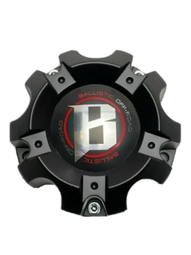 Ballistic Off-Road Matte Black Wheel Center Cap CAP-WX01-150-5H replacement wheel center cap part CAP-WX01-150-5H