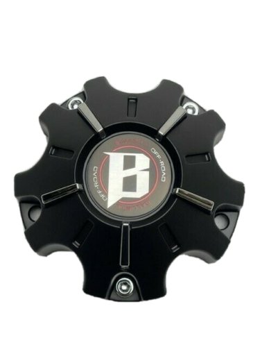Ballistic Off-Road Matte Black Wheel Center Cap WX-08-CAP replacement wheel center cap part WX-08-CAP
