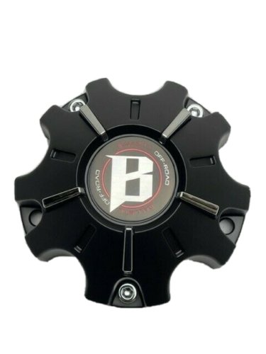 Ballistic Off-Road Matte Black Wheel Center Cap WX-08-CAP - Wheel Center Caps