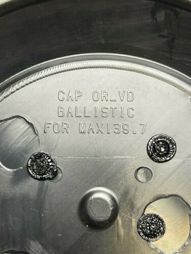 Ballistic Off-Road Matte Black with Chrome Logo Wheel Center Cap CAP OR_VD wheel center cap additional view 3
