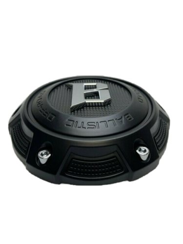 Ballistic Off-Road Matte Black with Chrome Logo Wheel Center Cap CAP OR_VD wheel center cap additional view 2