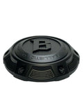 Ballistic Off-Road Matte Black/Matte Black Logo Wheel Center Cap CAP OR_VD - Wheel Center Caps