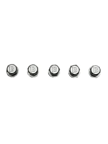 Ballistic Silver Replacement Beadlock Bolt & Washer Kit 5 PCS - Wheel Center Caps