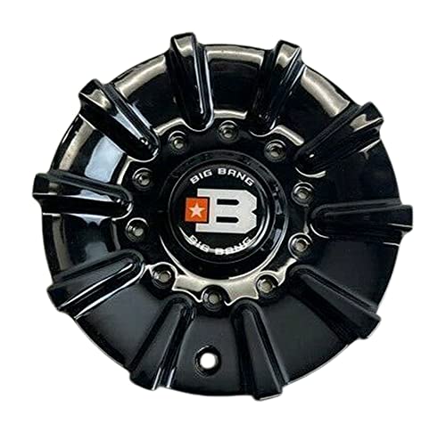 Big Bang Wheels Gloss Black Wheel Center Cap PD-CAPSX-P1024-R1 replacement wheel center cap part PD-CAPSX-P1024-R1