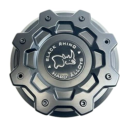 Black Rhino Abrams Matte Black Wheel Center Cap PSC014BLA replacement wheel center cap part PSC014BLA