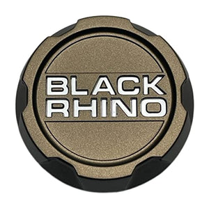 Black Rhino Wheels CCBRPSC022BLA-Z-C Bronze Snap in Center Cap Fits Stadium Wheel - Wheel Center Caps