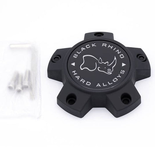 Black Rhino Wheels M-869 PCD 5X114.3 CCBR5114MBFLAT Matte Black Center Cap replacement wheel center cap part M-869