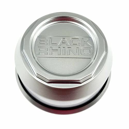 Black Rhino Wheels PSC4136 CCBRUTV4136S06 Silver Center Cap PSC4136BLAGSV1 4x136 UTV replacement wheel center cap part PSC4136