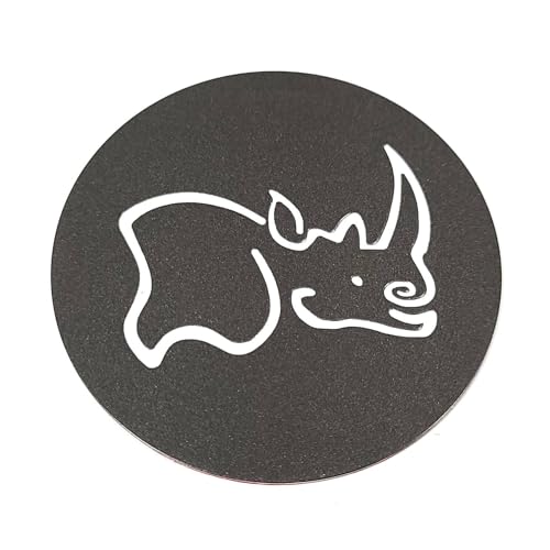 Black Rhino Wheels TE80BTWZ Center Cap Sticker Logo Emblem Barstow 80MM Flat Bronze replacement center cap logo / insert part TE80BTWZ