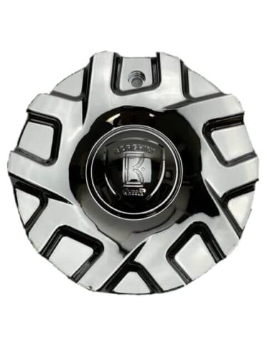 Borghini Chrome Wheel Center Cap CSB27-2P SJ703-08 - Wheel Center Caps