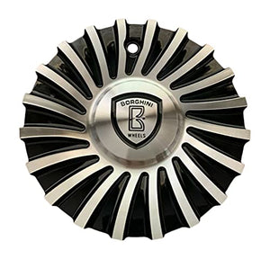 Borghini Wheels Black and Machined Center Cap