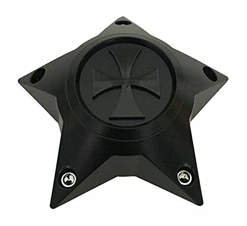 Cali Offroad 5 Lug C109301MB04 C-564-4 Matte Black Wheel Center Cap - wheelcentercaps