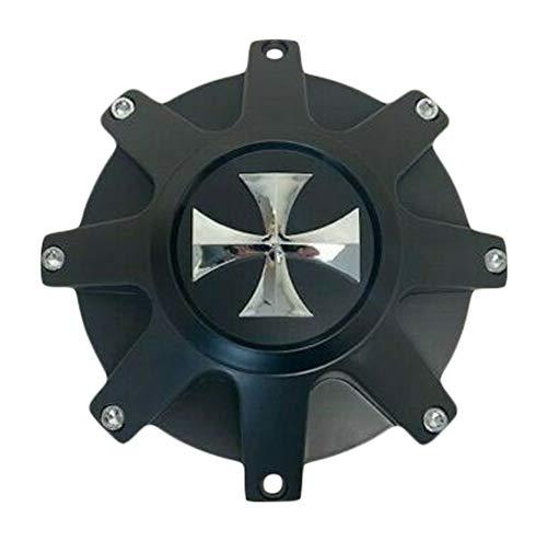 Cali Offroad 9100 Busted Wheel C109100MB Cross Logo Matte Black Wheel Center Cap replacement wheel center cap part C109100MB