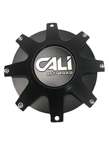 Cali Offroad Wheels 9103 C109103MB Matte Black Center Cap with CALI Logo - wheelcentercaps