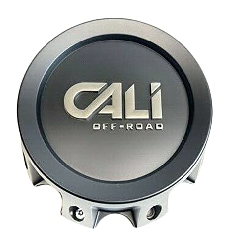 ‎Cali Offroad Wheels Matte Black Wheel Center Cap C109105MB02-CALI-R replacement wheel center cap part C109105MB02-CALI-R