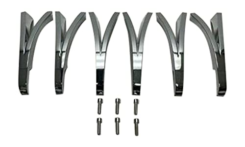 Cattivo 767 20 Inch Chrome Inserts Set (6 PCS) EMR0767-2085-ZSJ replacement automotive wheel accessory part EMR0767-2085-ZSJ