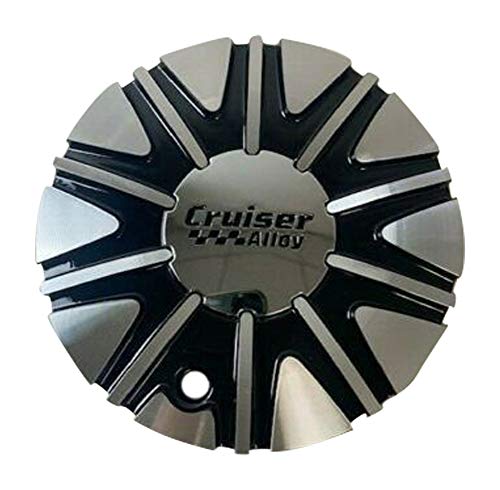 Cruiser Alloy Wheels 6008L176-BAL Chrome and Black Wheel Center Cap replacement wheel center cap part 6008L176-BAL