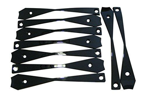 Dcenti DW29 20 Inch Black Insert Set of 9 DDW29P2085 replacement center cap logo / insert part DW29