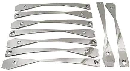 Dcenti DW29 28 Inch Chrome Insert Set of 9 DDW29P2810 replacement center cap logo / insert part DW29