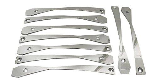 Dcenti DW29 DDW29P2085 Chrome Wheel Inserts Set of 9 replacement center cap logo / insert part DW29
